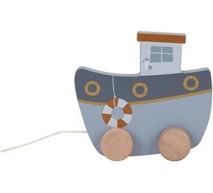Little Dutch Holz Nachziehboot Sailors Bay FSC