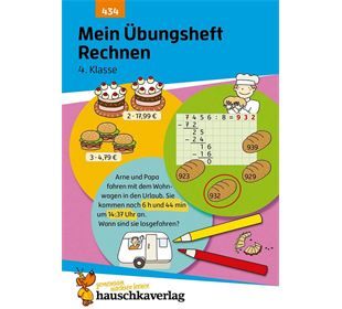 Hauschka Verlag Mein Übungsheft Rechnen 4 Klasse
