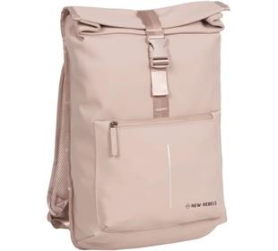 NEW REBELS WILLIAM backpack box laptop 15l, old pink