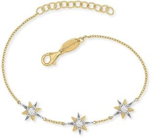 Engelsrufer Armband New Star weiße Zirkonia Silber Gold plated