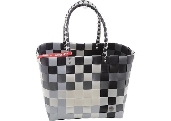 Ice Bag Ice Bag Einkaufsshopper Klassik grau weiß schwarz