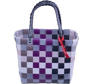 Ice Bag Ice Bag Einkaufsshopper Orginal purple taupe grau