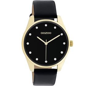 Oozoo OOZOO Timepieces black (g), Damen, Leder