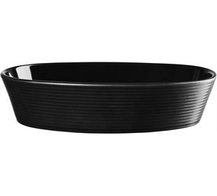 ASA kitchen ´art Auflaufform oval, black