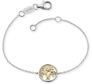 Engelsrufer Armband Lebensbaum Silber rhod./Gold plat. 17+2 cm