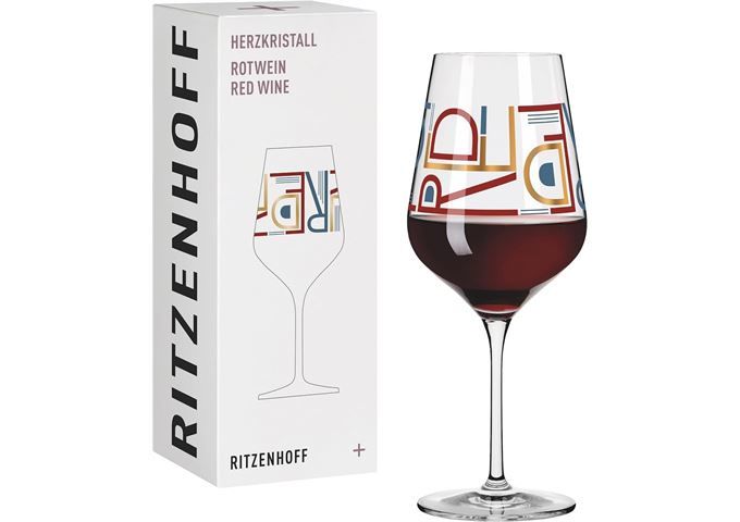 Ritzenhoff Herzkristall Rotwein 010