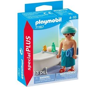 Playmobil Mann in der Badewanne