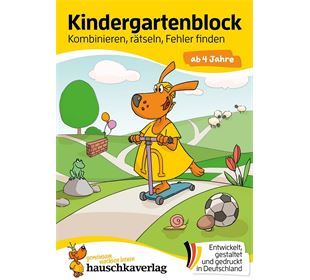 Hauschka Verlag Kindergarten-Kombinieren,rätseln,Fehler finden ab