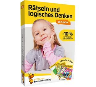 Hauschka Verlag Rätselblock-Paket: Rätseln und logisches Denken