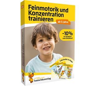 Hauschka Verlag Vorschulblock-Paket: Feinmotorik un Konzentration