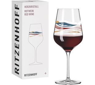 Ritzenhoff Herzkristall Rotwein 7 A. Girod H22