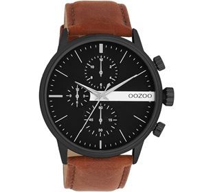 Oozoo OOZOO Timepieces brown/black (b) Lederband Herren