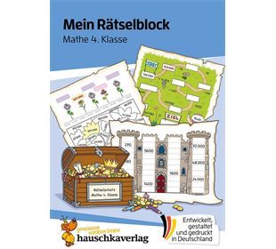 Hauschka Verlag Mein Rätselblock Mathe 4.Klasse